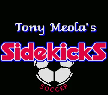 Tony Meola's Sidekicks Soccer (USA) (Beta) screen shot title